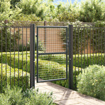 Mesh Garden Gate Galvanised Steel  (Grey)