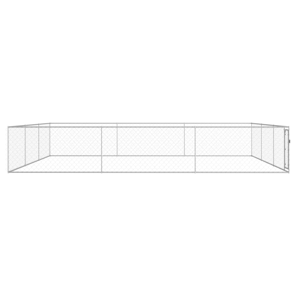 Outdoor Dog Kennel Galvanised Steel L"
