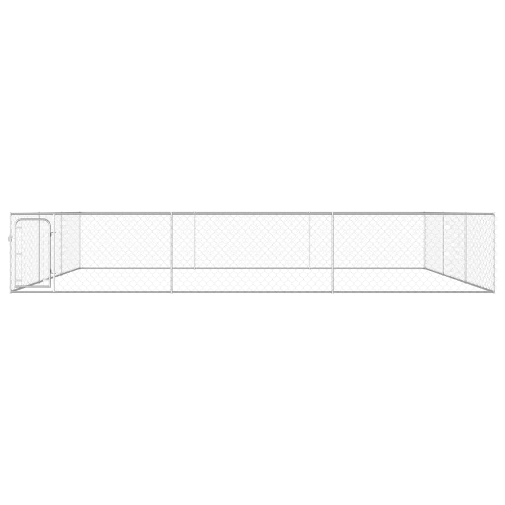 Outdoor Dog Kennel Galvanised Steel L"