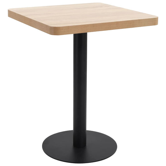 Bistro Table 60x60cm MDF Light Brown | HomeAndLiving