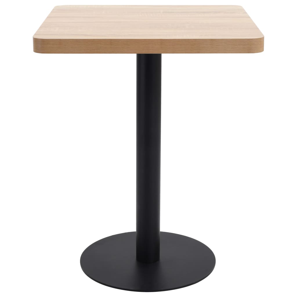 Bistro Table 60x60cm MDF Light Brown | HomeAndLiving