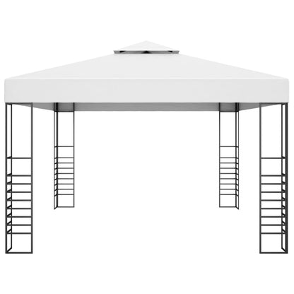Garden Gazebo Powder-Coated Steel 4x3x2.7 m Anthracite
