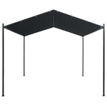 Gazebo Pavilion Tent Canopy 3x3 m Steel Anthracite