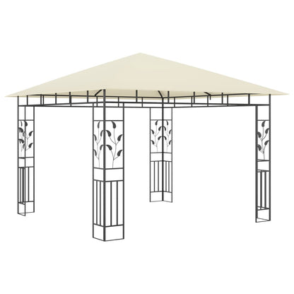 Gazebo with Mosquito Net 3x3x2.73 m Cream 180 g/mÂ²