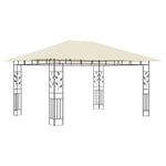 Gazebo with Mosquito Net 4x3x2.73 m Cream 180 g/mÂ²