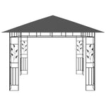 Gazebo with Mosquito Net 3x3x2.73 m Anthracite 180 g/mÂ²