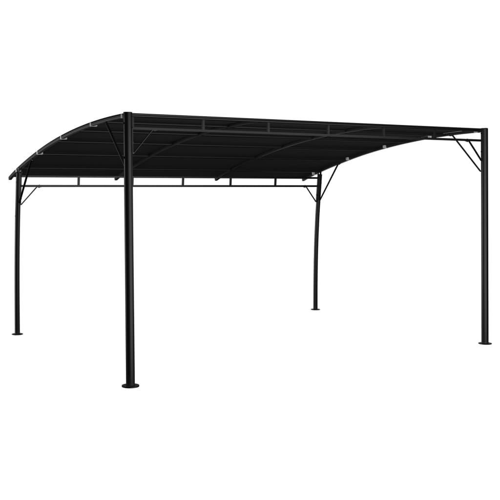 Garden Sunshade Awning 4x3x2.25 m Anthracite