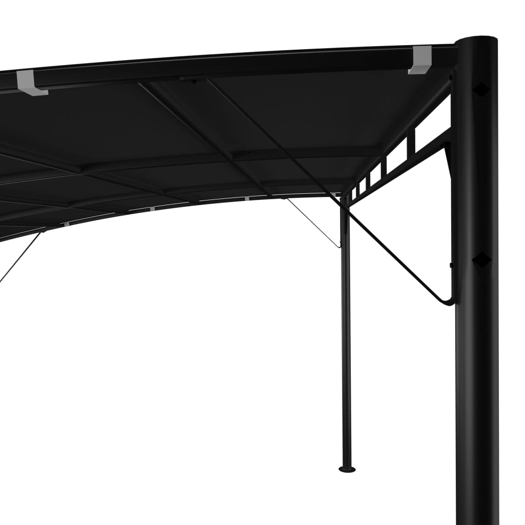 Garden Sunshade Awning 4x3x2.25 m Anthracite