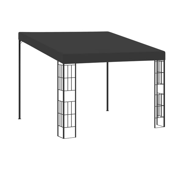  Wall-mounted Gazebo 3x3 m Anthracite Fabric