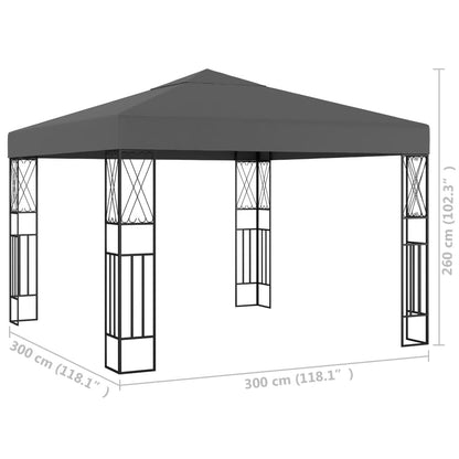 Gazebo Anthracite Fabric