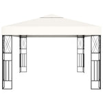 Gazebo 3x4 m Cream Fabric