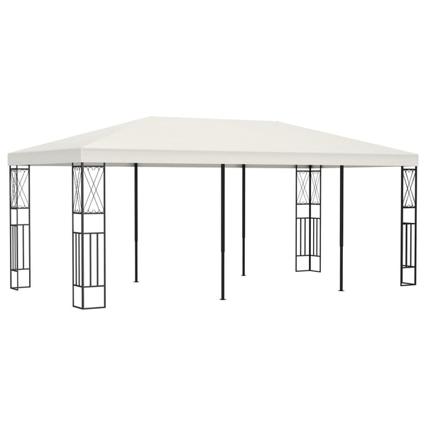  Gazebo 3x6 m Cream Fabric