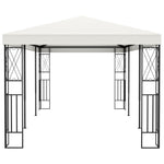 Gazebo 3x6 m Cream Fabric