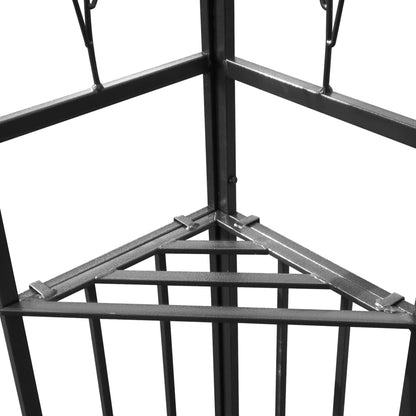 Gazebo with Double Roof White
