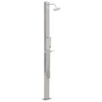 Garden Shower Panel System Stainless Steel Straight