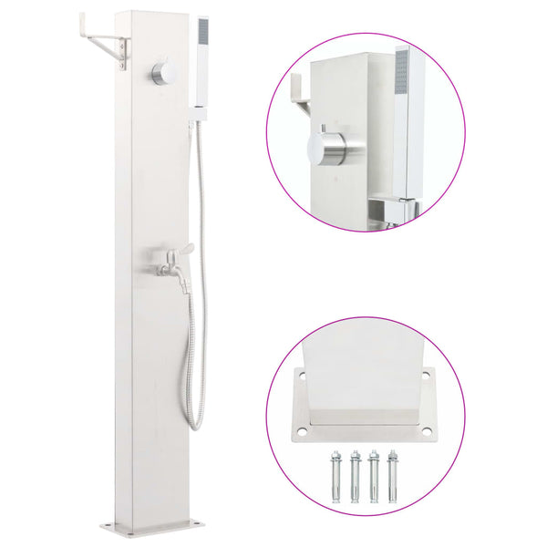  Garden Shower Faucet 110 cm Stainless Steel