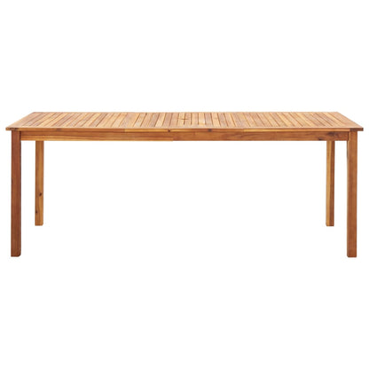 9 Piece Dining Set Poly Rattan and Solid Acacia Wood Grey