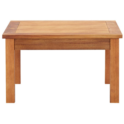 Garden Coffee Table Solid Acacia Wood - 60×60×36cm