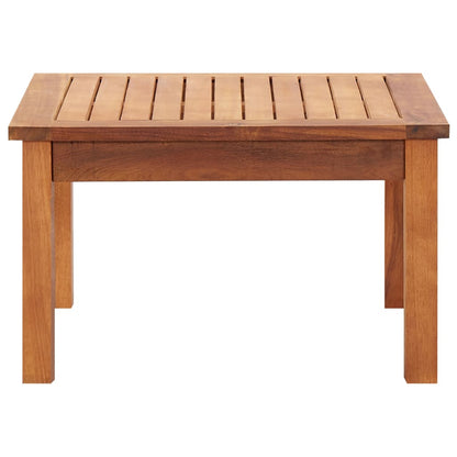 Garden Coffee Table Solid Acacia Wood - 60×60×36cm