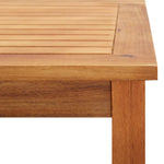 Garden Coffee Table Solid Acacia Wood