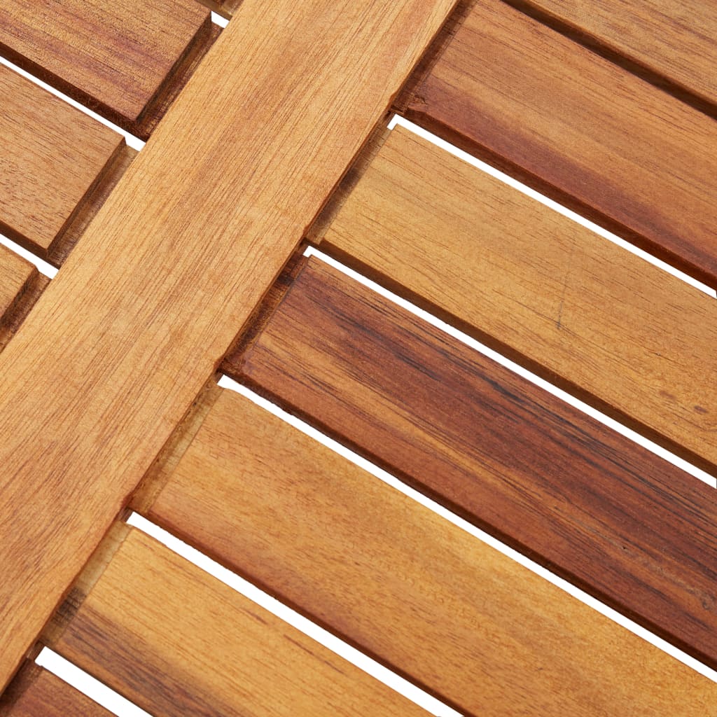 Folding Garden Coffee Table Solid Acacia Wood