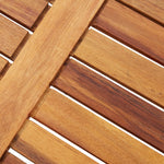 Folding Garden Coffee Table Solid Acacia Wood
