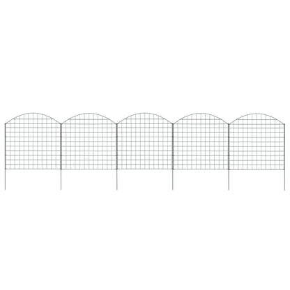 Arched Pond Fence Set Green