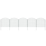 Arched Pond Fence Set Green