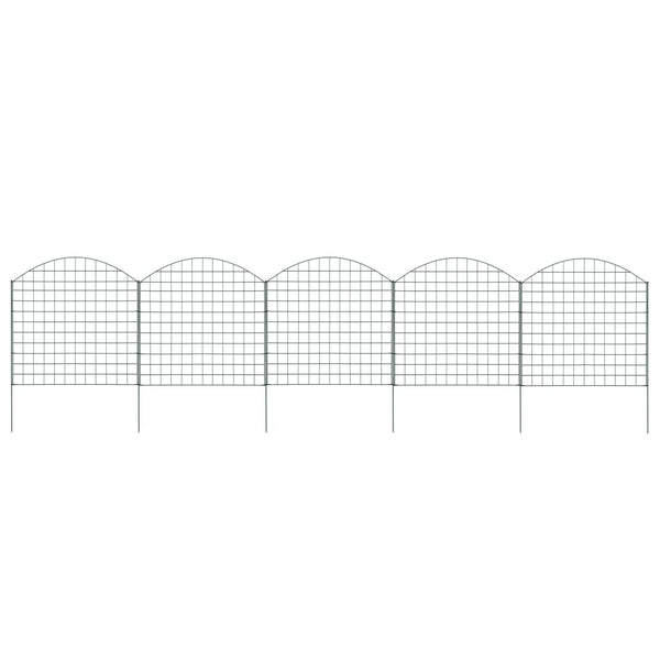  Arched Pond Fence Set Green