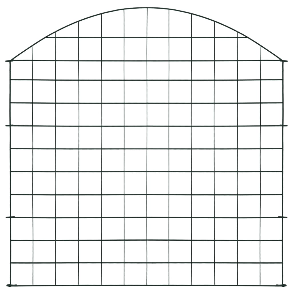 Arched Pond Fence Set Green