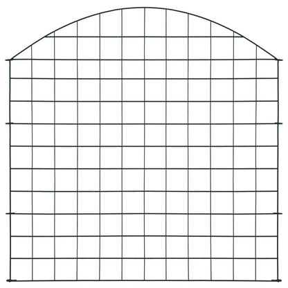 Arched Pond Fence Set Green