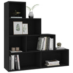 Book Cabinet/Room Divider Black - Chipboard