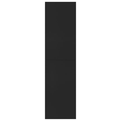 Book Cabinet/Room Divider Black - Chipboard
