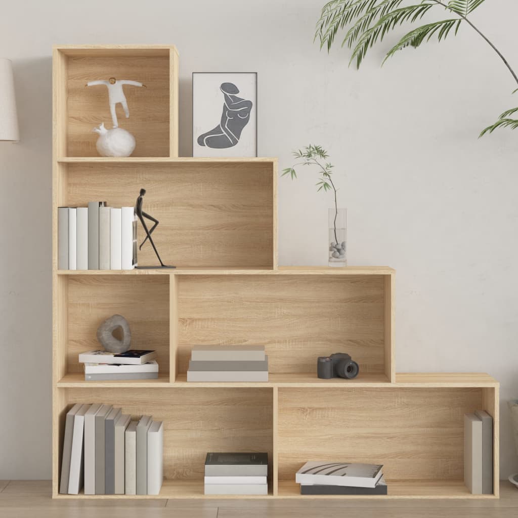 Book Cabinet/Room Divider Sonoma Oak - Chipboard