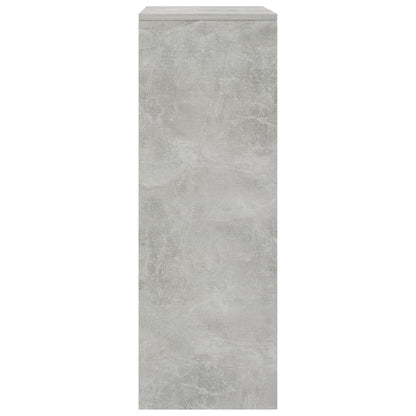 Sideboard with 6 Drawers Concrete Grey -Chipboard