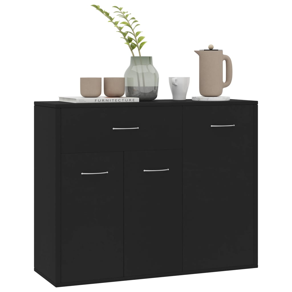 Sideboard Black, Chipboard