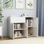 Sideboard High Gloss White, Chipboard