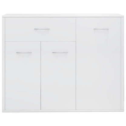 Sideboard High Gloss White, Chipboard