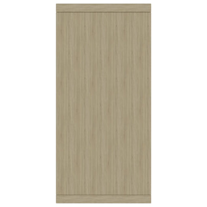 Sideboard White and Sonoma Oak, Chipboard