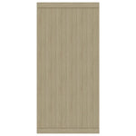 Sideboard White and Sonoma Oak, Chipboard