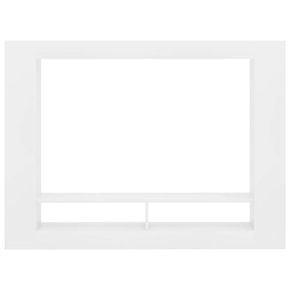 TV Cabinet White Chipboard - 152×22×113cm