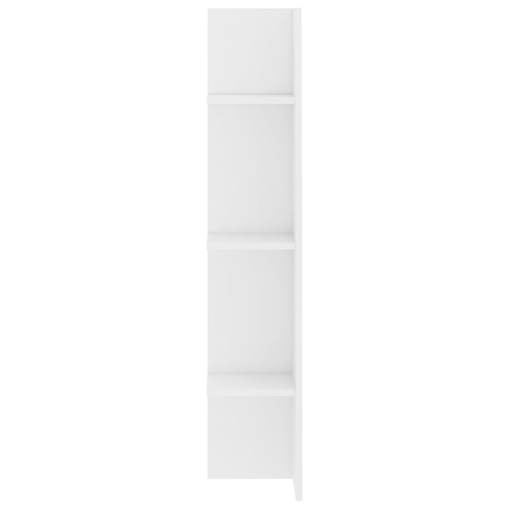 TV Cabinet White Chipboard - 152×22×113cm