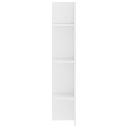 TV Cabinet White Chipboard - 152×22×113cm