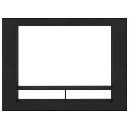 TV Cabinet Black Chipboard - 152×22×113cm