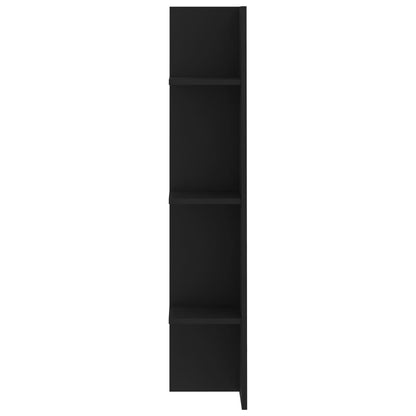 TV Cabinet Black Chipboard - 152×22×113cm