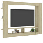 TV Cabinet Sonoma Oak 152x22x113 cm Chipboard