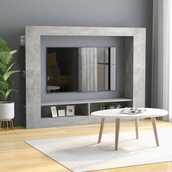  TV Cabinet Concrete Grey /Chipboard