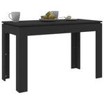 Dining  Table Black  Chipboard