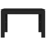 Dining  Table Black  Chipboard