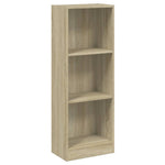 3-Tier Book Cabinet Sonoma Oak  Chipboard
